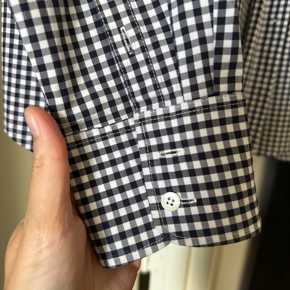 EUC J. Crew Gingham Button Down, Women’s Size S - Picture 3 of 3